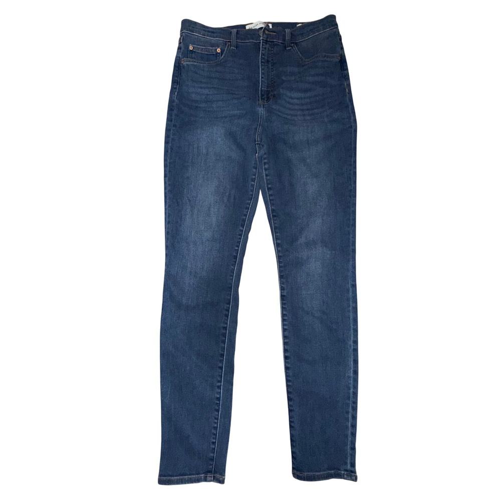 Denim Forum Jeans Womens 31 Blue The Lola High‎ Rise Casual Classic